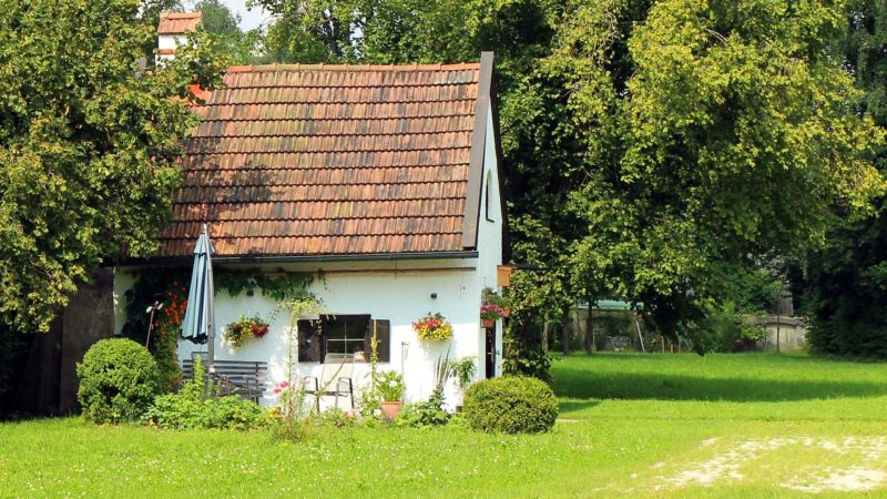 Die Gartenhaus Schiebetür